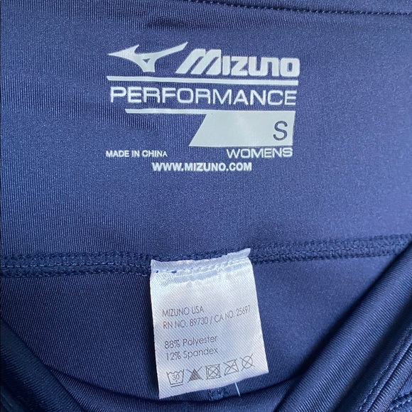 Mizuno Navy Long Inseam Yoga Pants - Picture 3 of 6